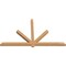 Ekena Millwork Kennewick Timber Gable Bracket, Western Red Cedar, 84"W x 49"H x 3 1/2"D x 3 1/2"F, 14/12 Pitch GBW084X49X0404KEN00SWR - alternate 3